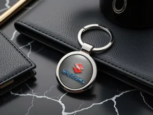 Suzuki Personalisiert Schlüsselanhänger Foto Gewölbter Stil
